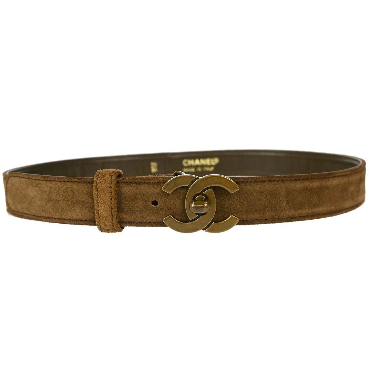 Chanel CC Turnlock Belt Suede Product Image