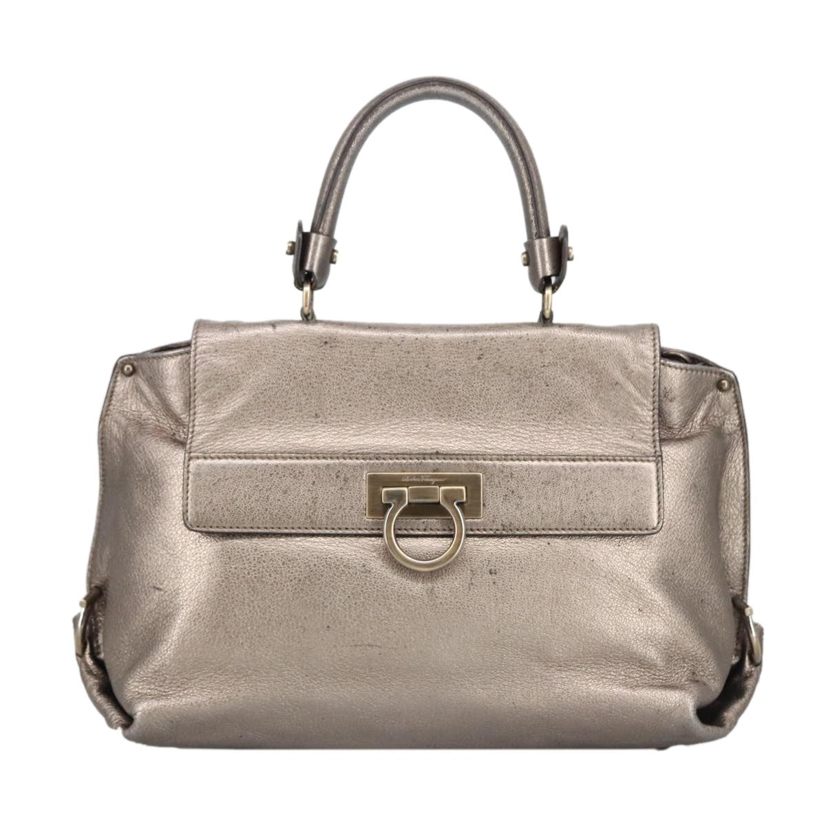 Salvatore Ferragamo Sofia Satchel Leather Medium