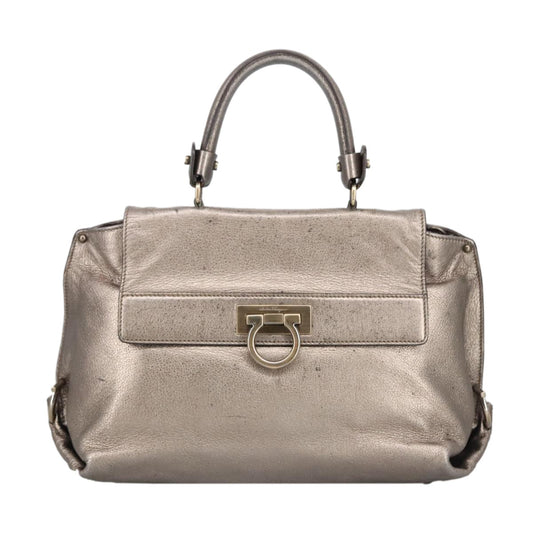 Salvatore Ferragamo Sofia Satchel Leather Medium