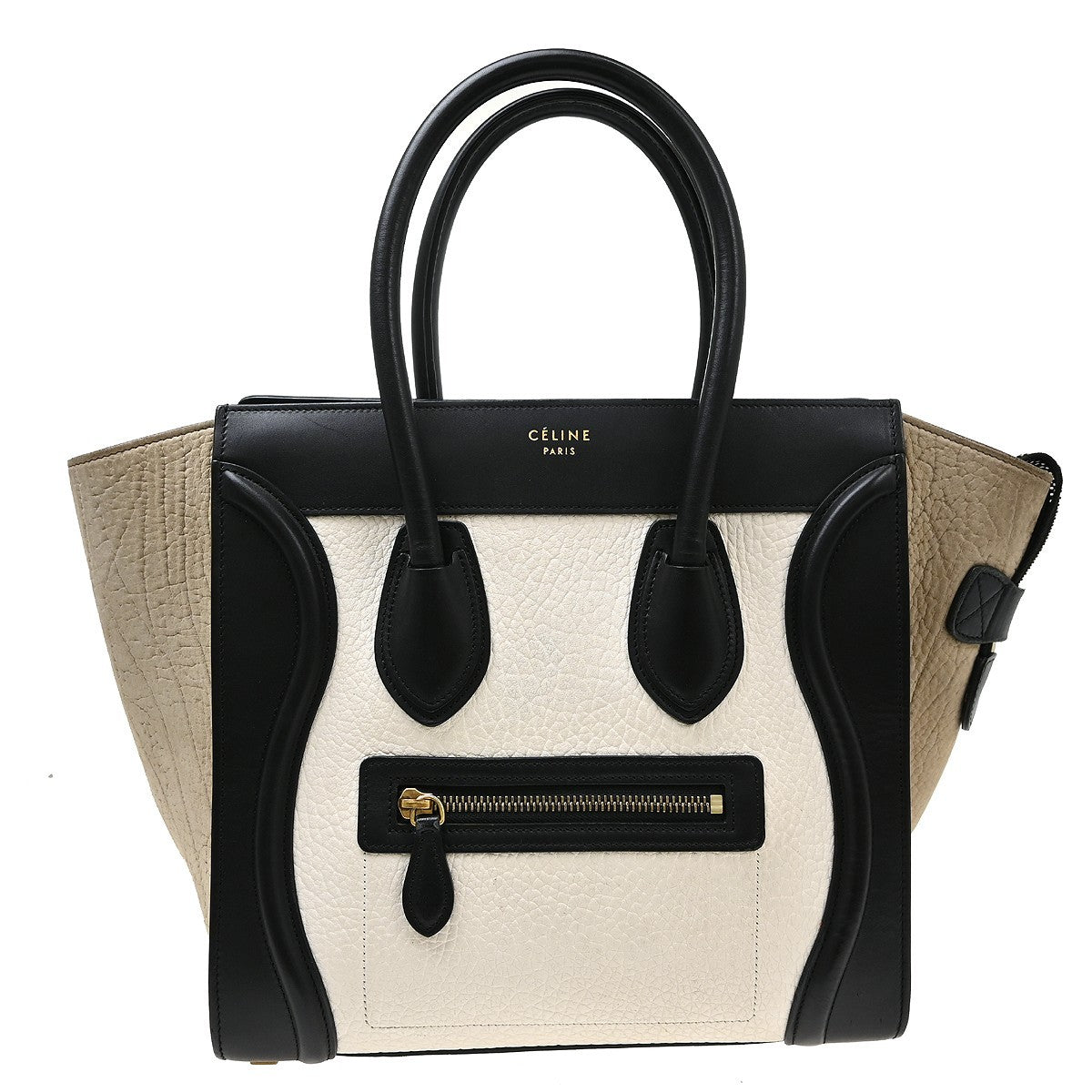 Celine Tricolor Luggage Leather Micro