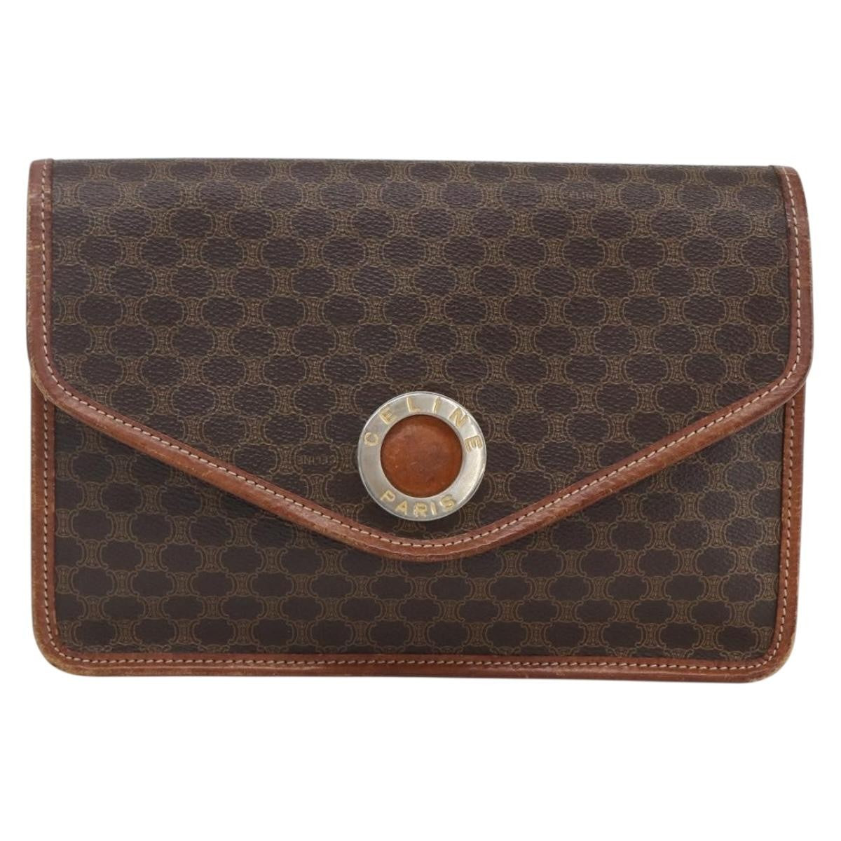Celine Circle Logo Macadam Canvas and Leather Product Image