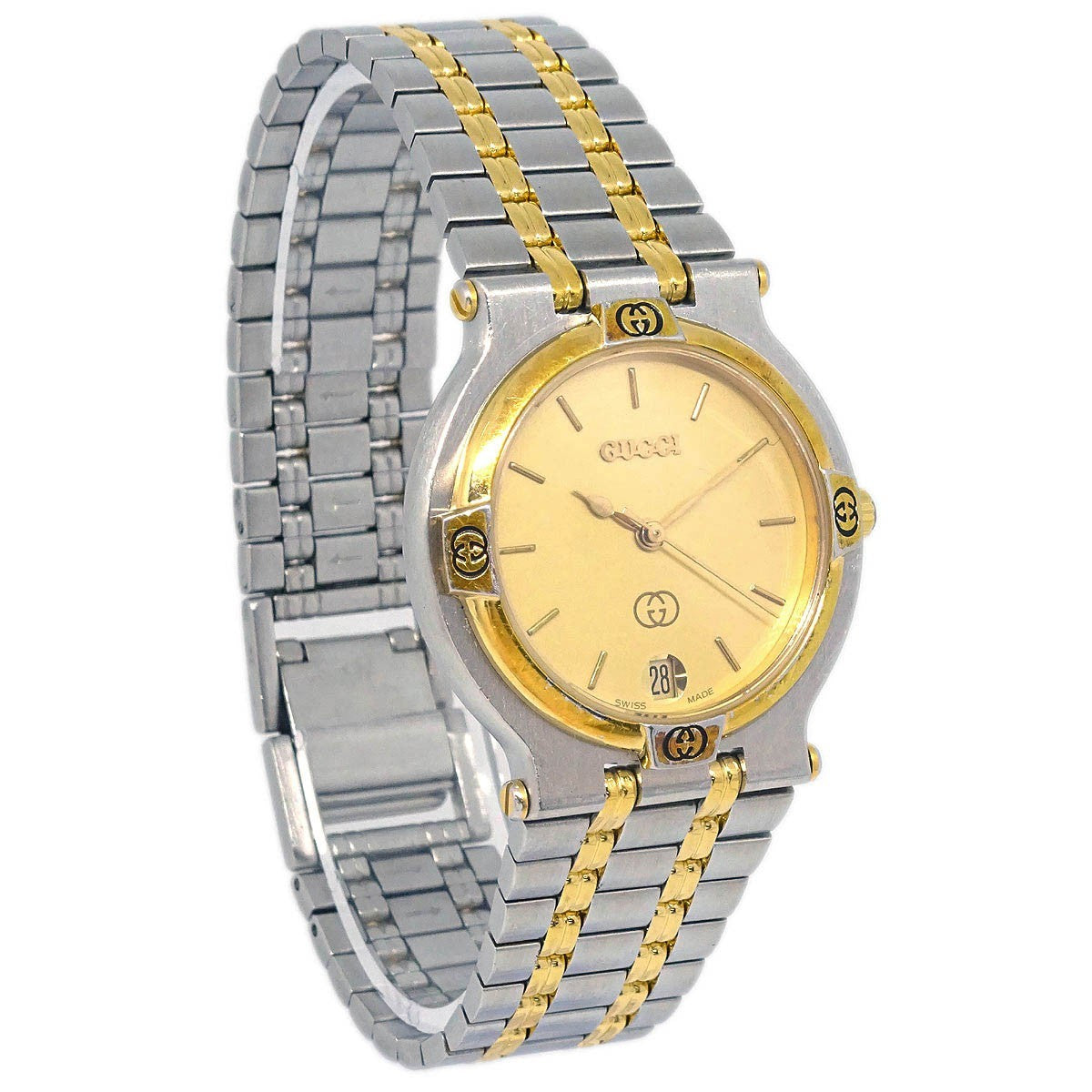 Gucci 9000l Quartz Stainless Steel with Plated Metal 25