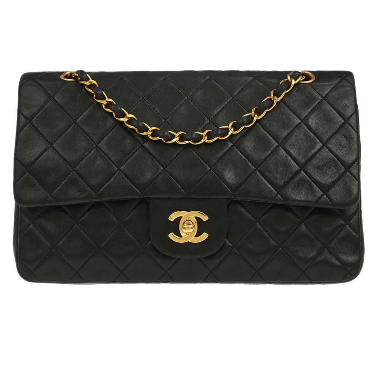 Chanel Vintage Square Classic Single Flap Quilted Lambskin Mini