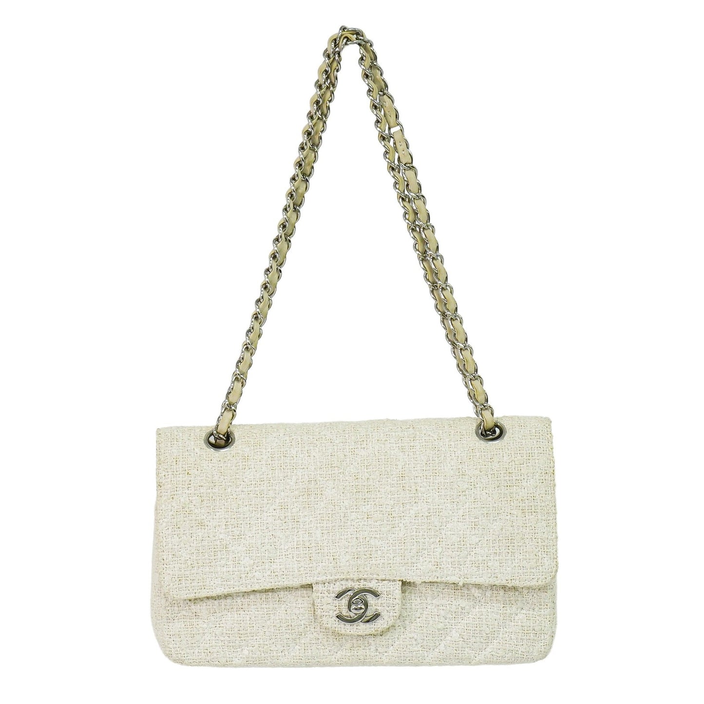 Chanel Timeless - Classic Double Flap Bag Quilted Tweed Medium