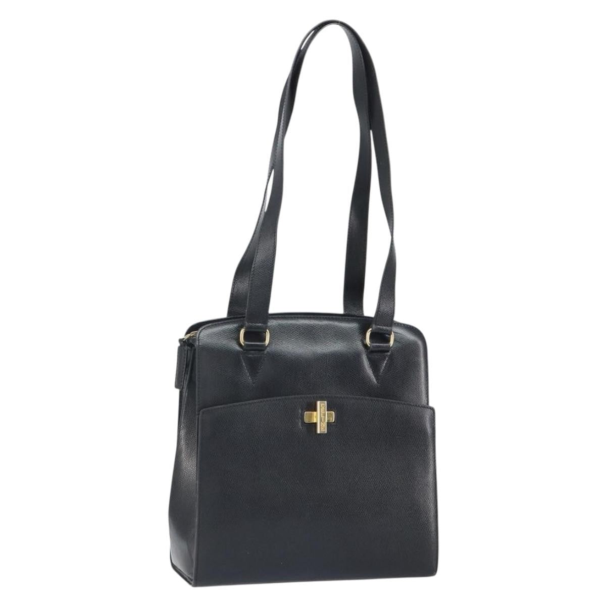 Celine Vintage turn lock shoulder Leather Product Image