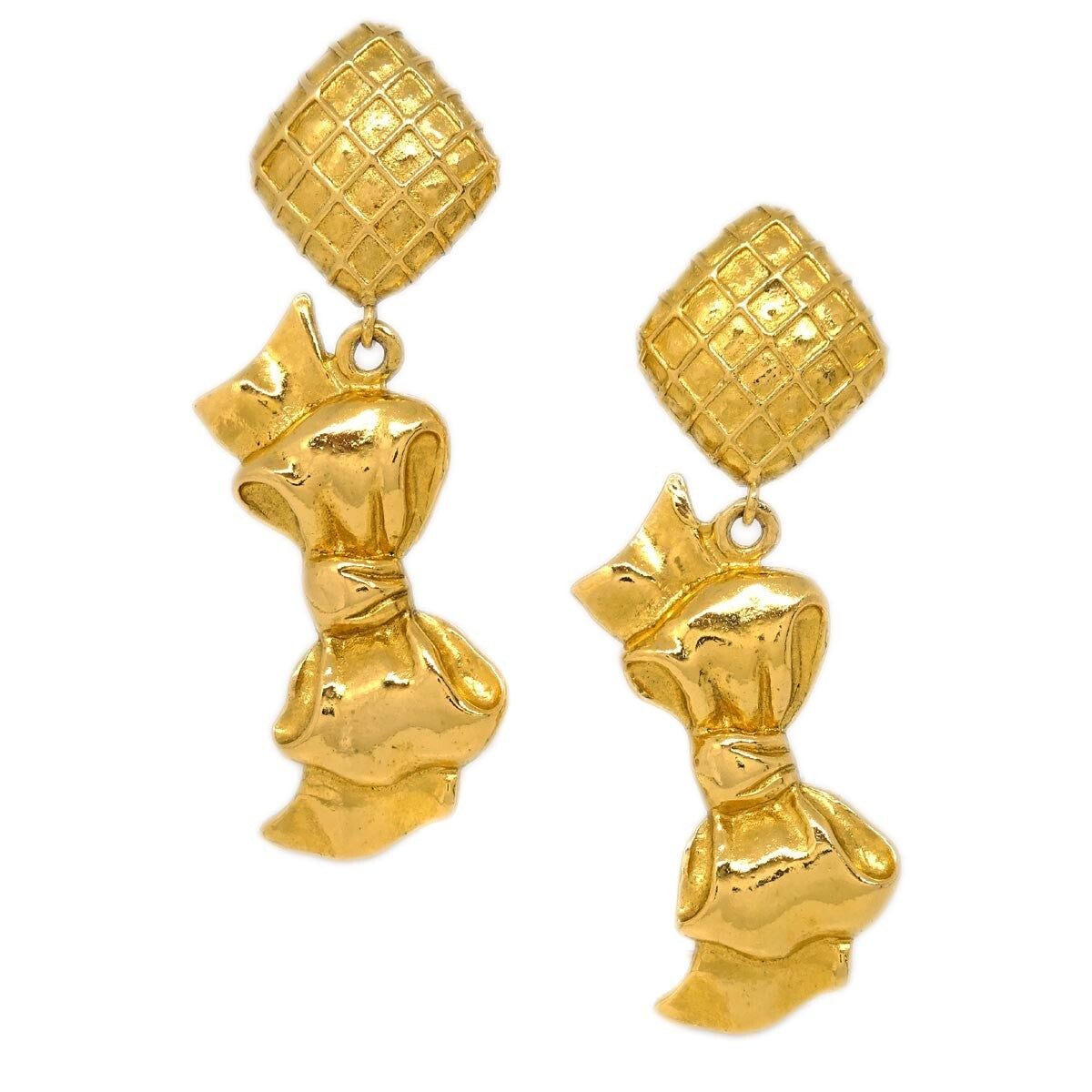 Chanel CC Rhombus Clip-On Metal Product Image