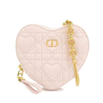 Christian Dior DiorAmour Caro Heart Pouch with Chain Cannage Quilt Calfskin Product Image
