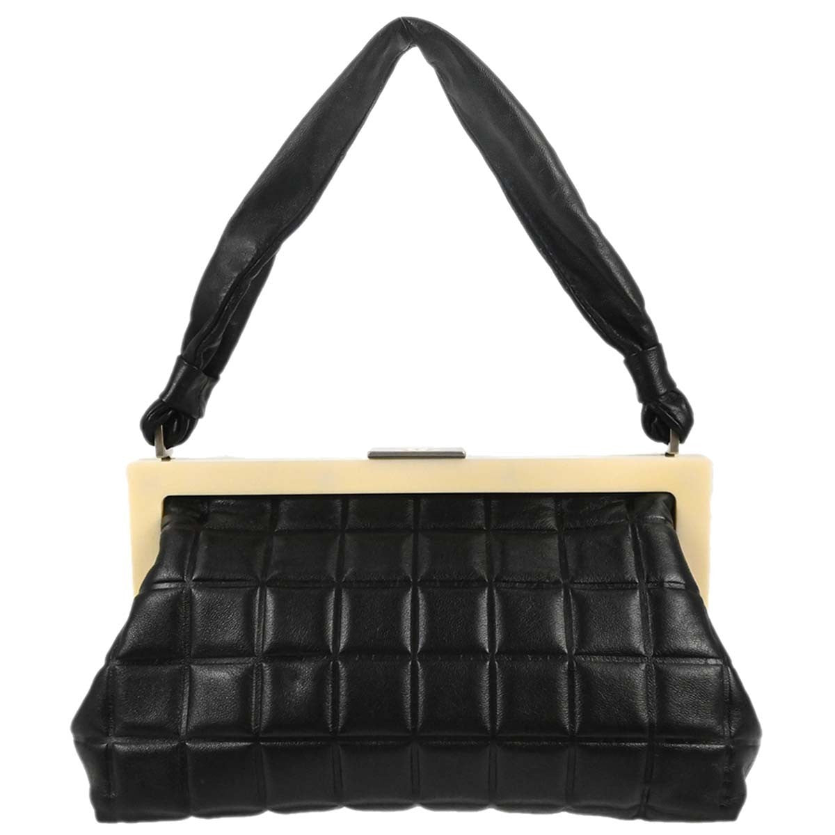 Chanel Chocolate Bar Frame Quilted Lambskin Small