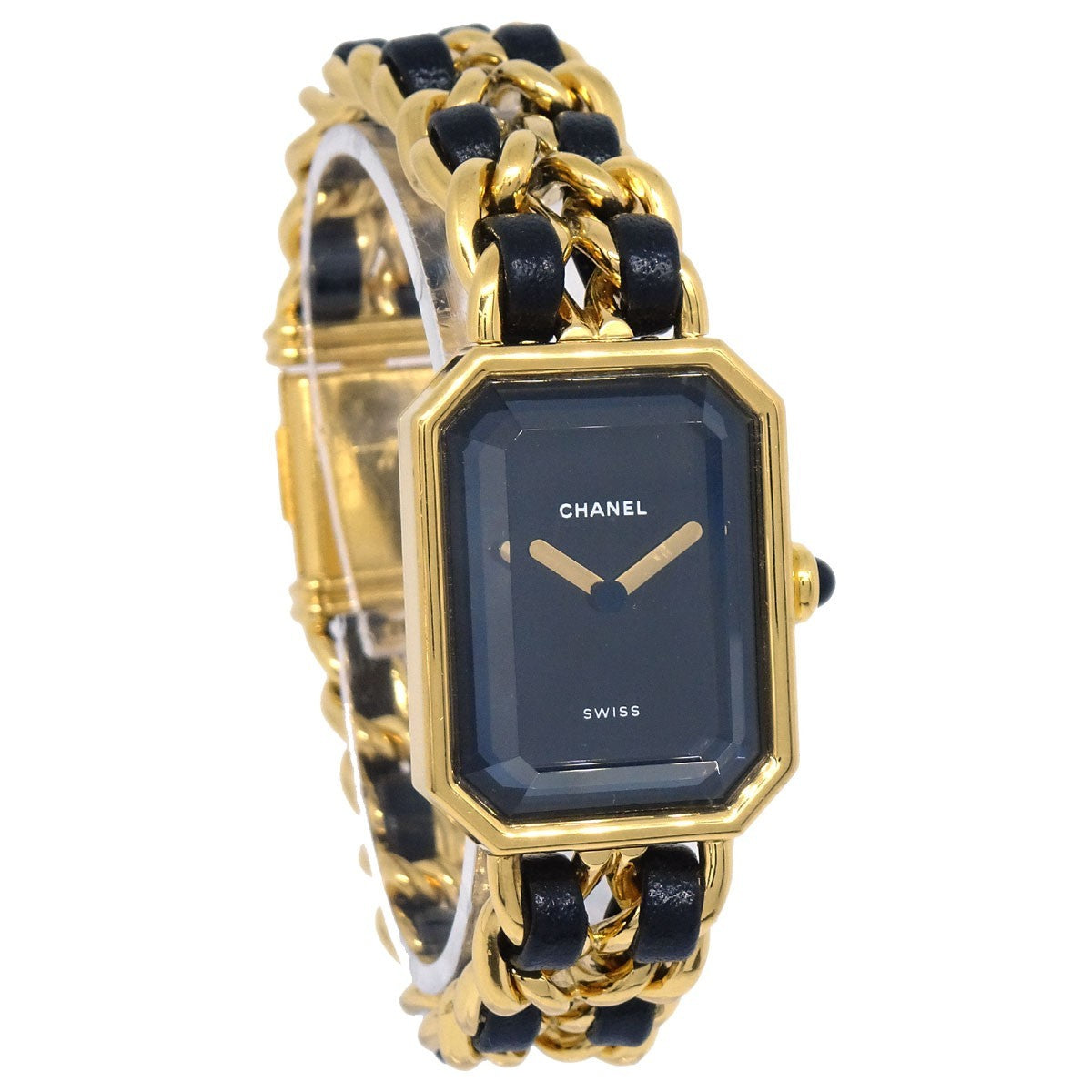 Chanel Premiere Rock Quartz Plated Metal and Leather 20