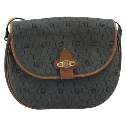 Christian Dior Vintage Honeycomb Flap Canvas and Leather Product Image