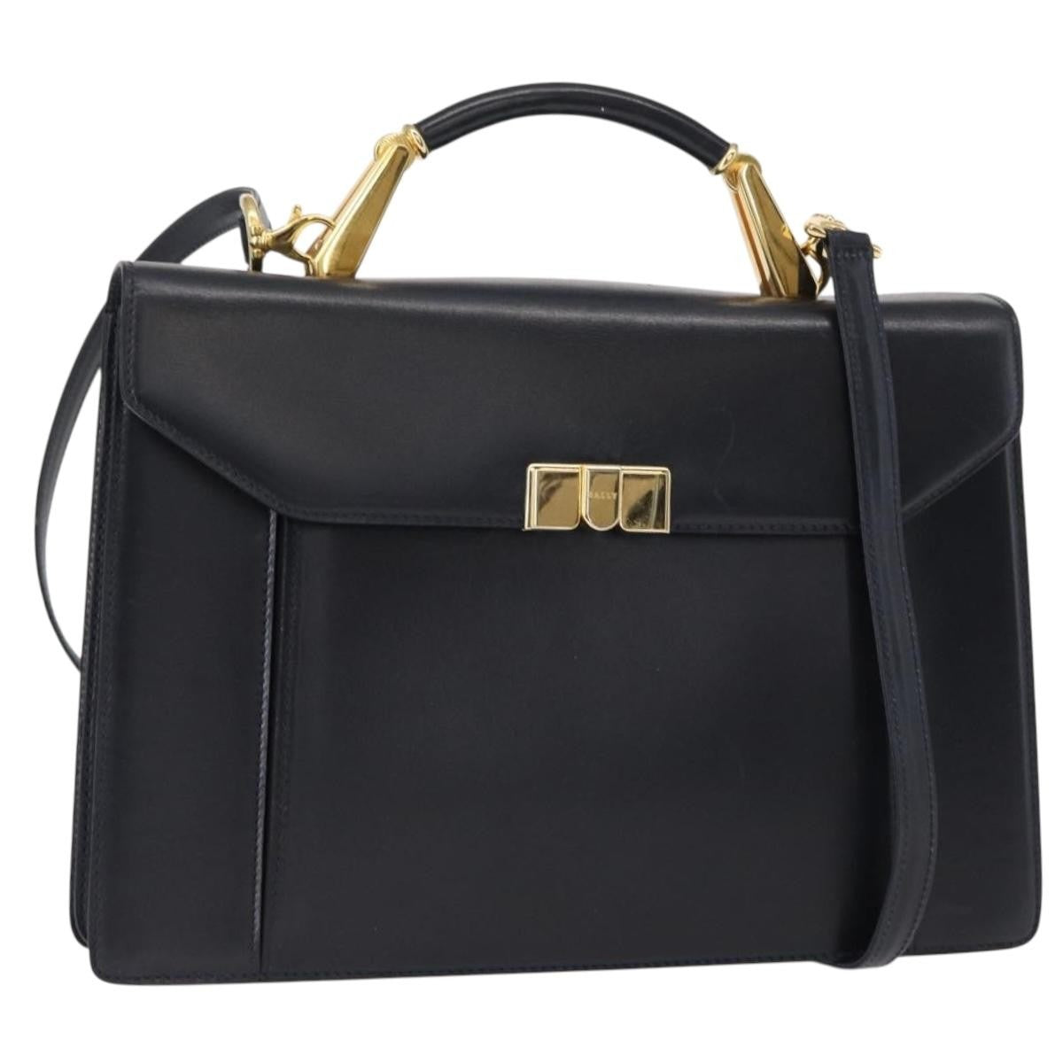 Bally Vintage Handbag Leather Product Image