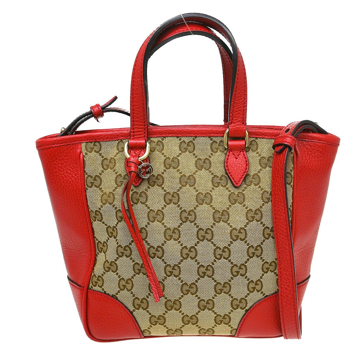 Gucci Bree Tote GG Canvas with Leather Small