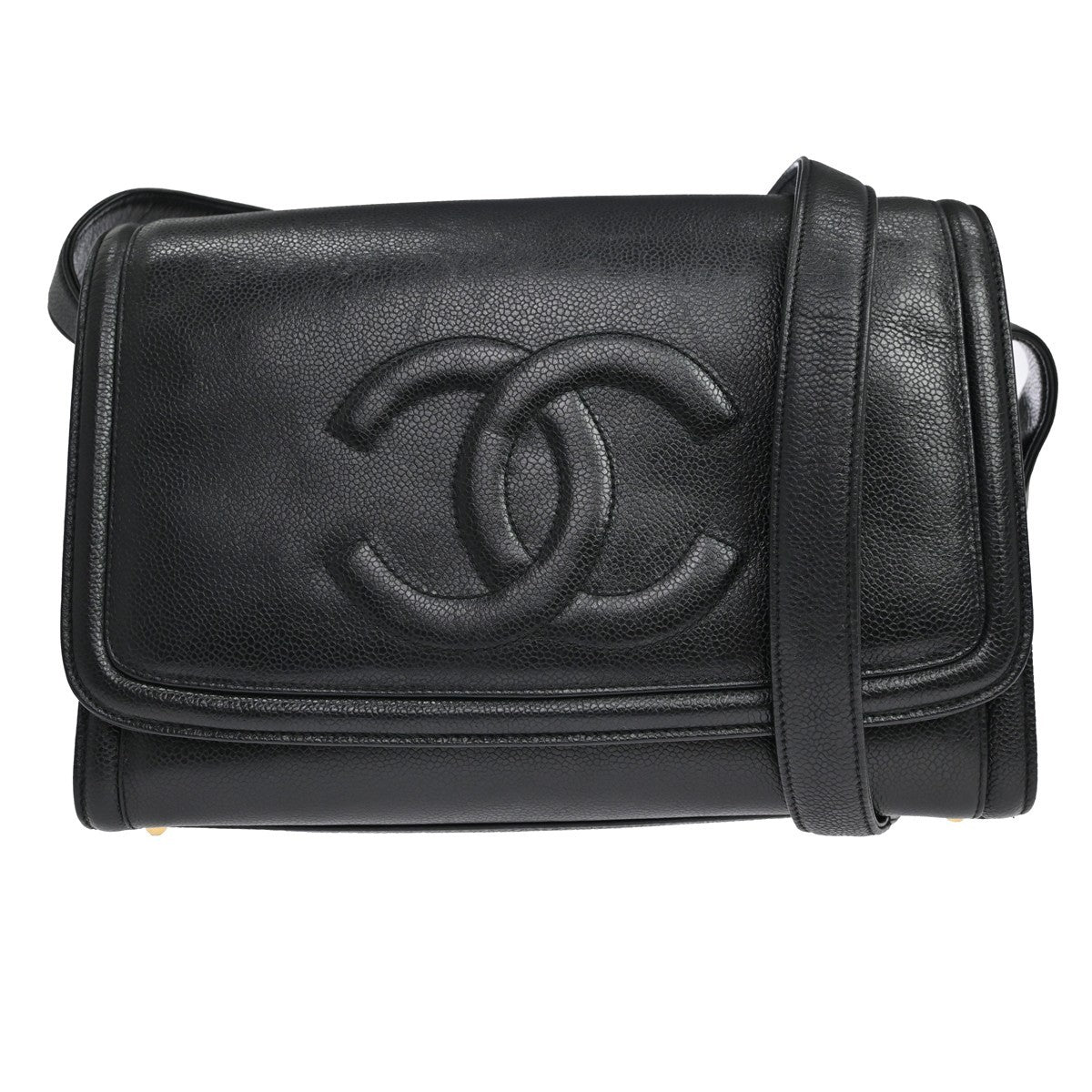 Chanel Vintage Timeless CC Messenger Caviar Medium