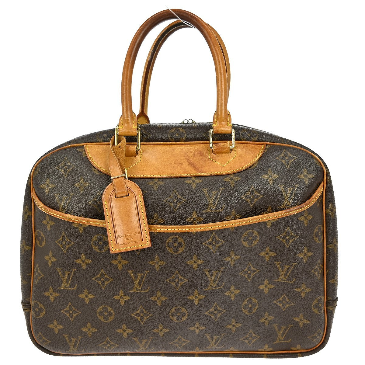 Louis Vuitton Deauville Handbag Monogram Canvas 34