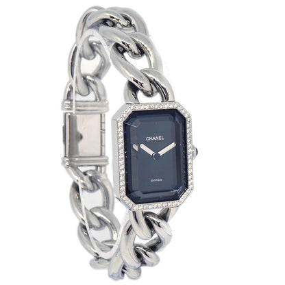 Chanel Premiere Chain Quartz Stainless Steel with Diamond  Bezel 20