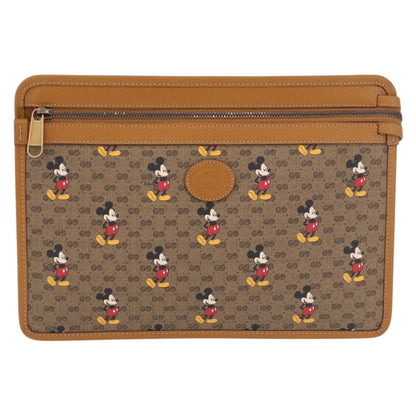 Gucci Disney Mickey Mouse Front Zip Printed Mini GG Coated Canvas Product Image