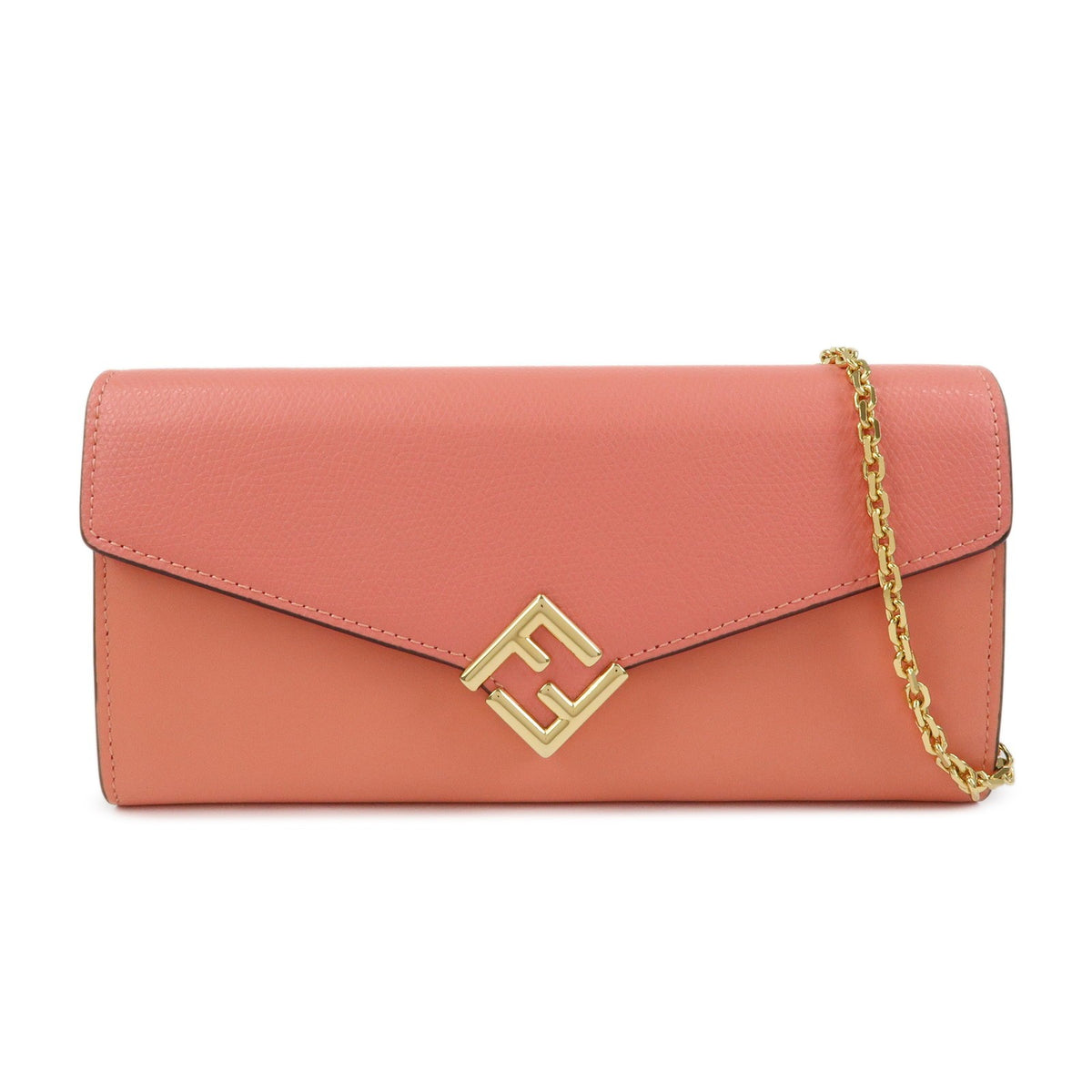 Fendi FF Diamonds Continental Chain Leather Product Image