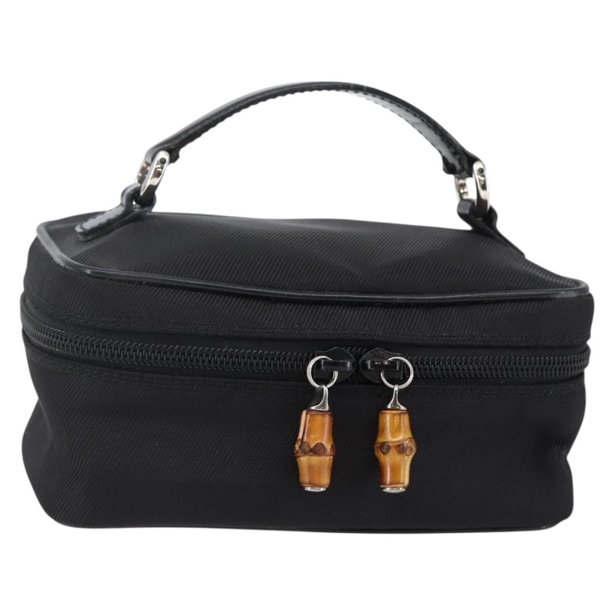Gucci Vintage Bamboo Vanity Case Nylon Product Image