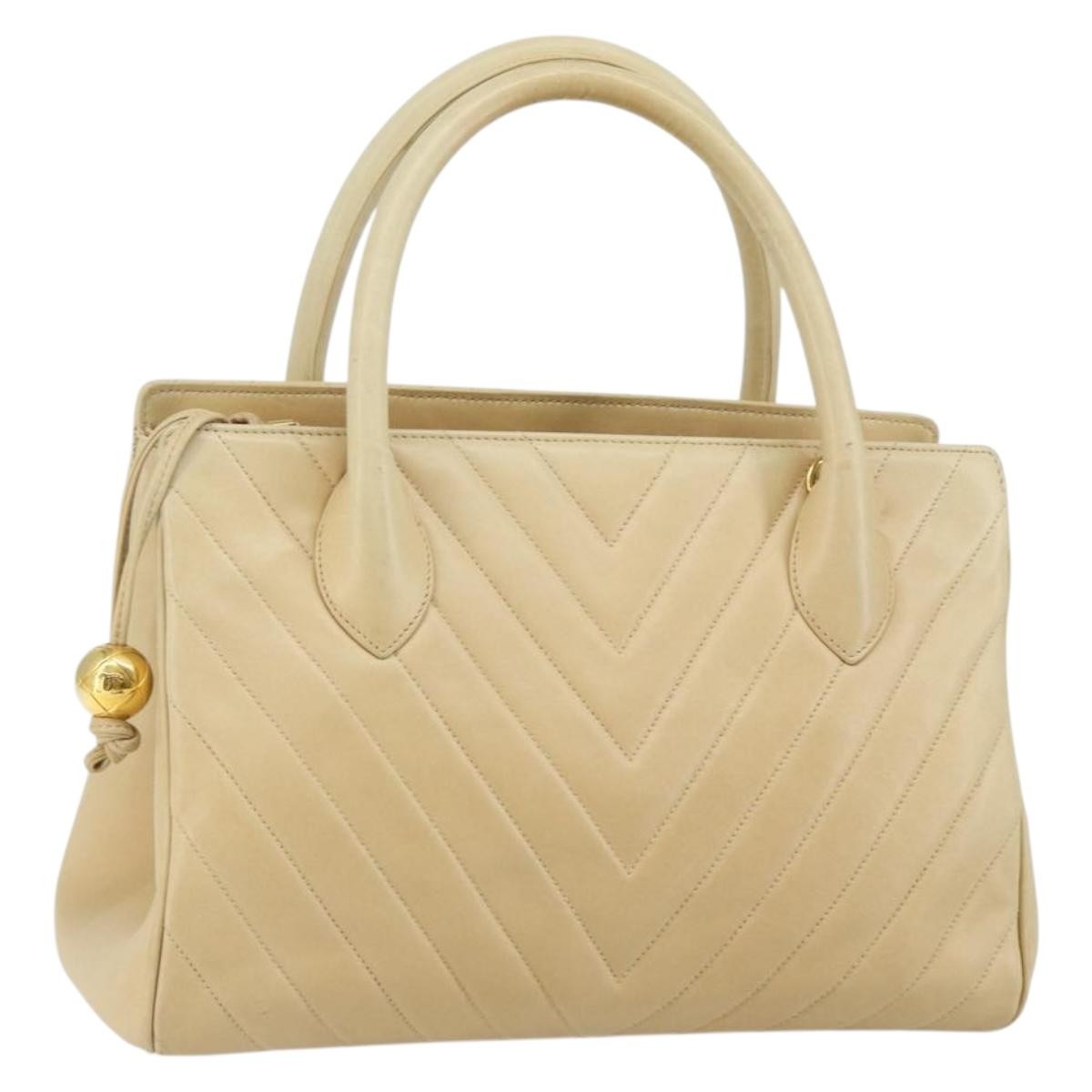 Chanel V Stitch Leather Product Image