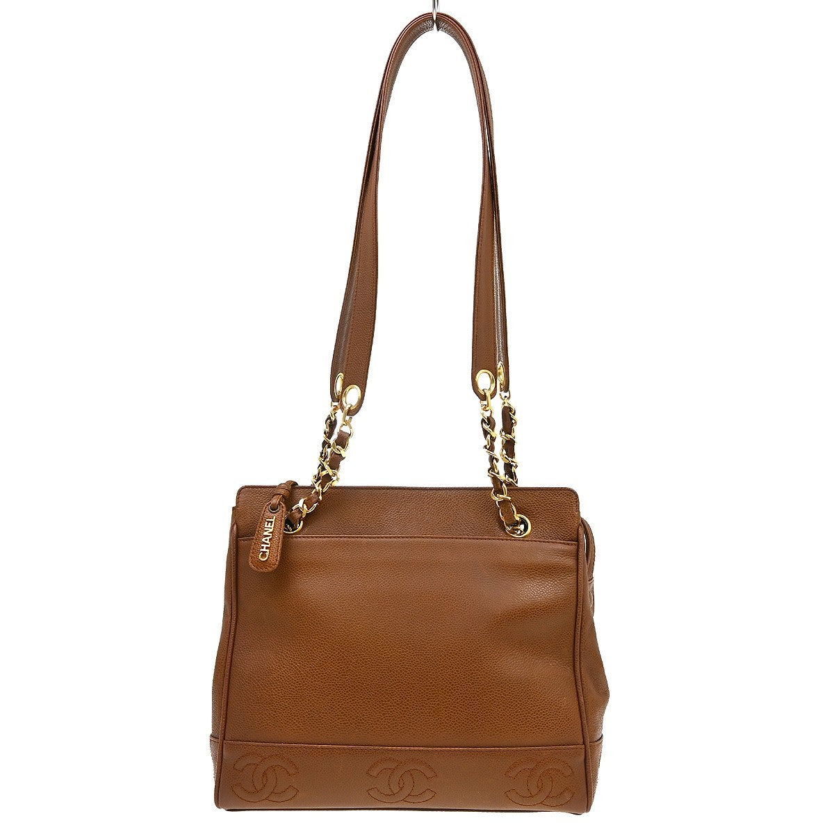 Chanel Vintage Stitched CC Caviar Medium