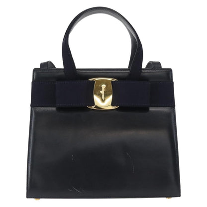 Salvatore Ferragamo Convertible Vara Bow Tote Leather Small
