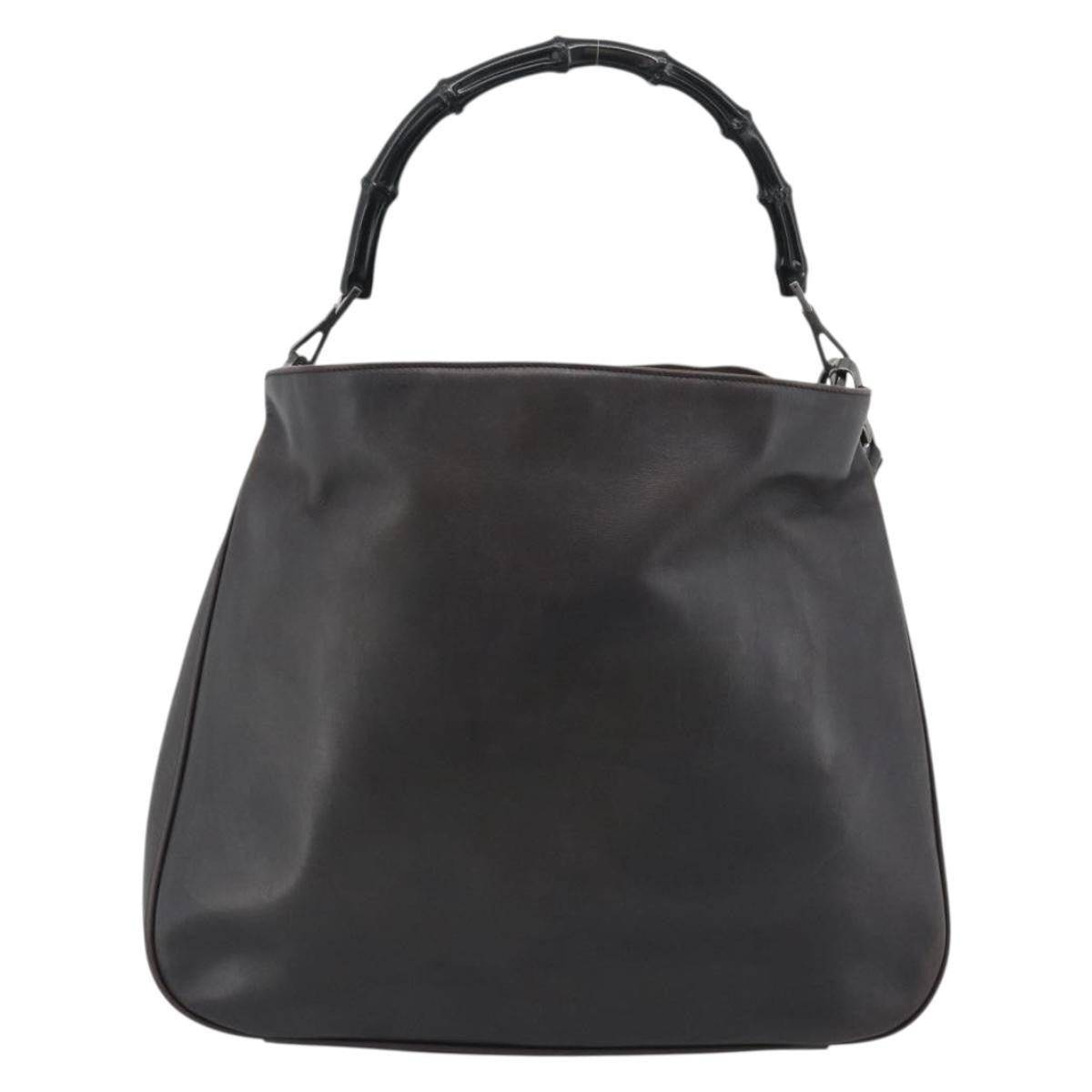 Gucci Vintage Bamboo Hobo Leather Product Image