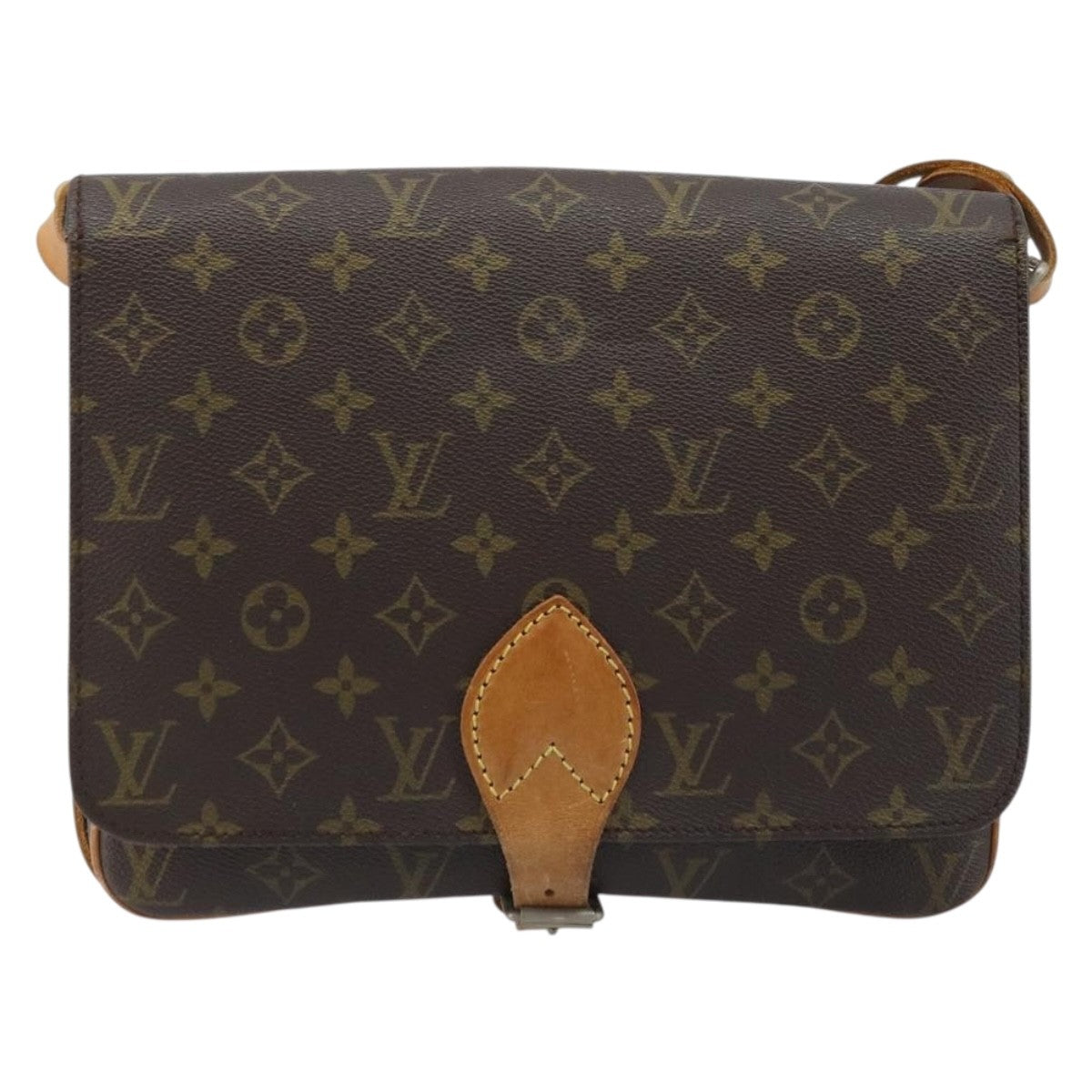 Louis Vuitton Cartouchiere Handbag Monogram Canvas GM