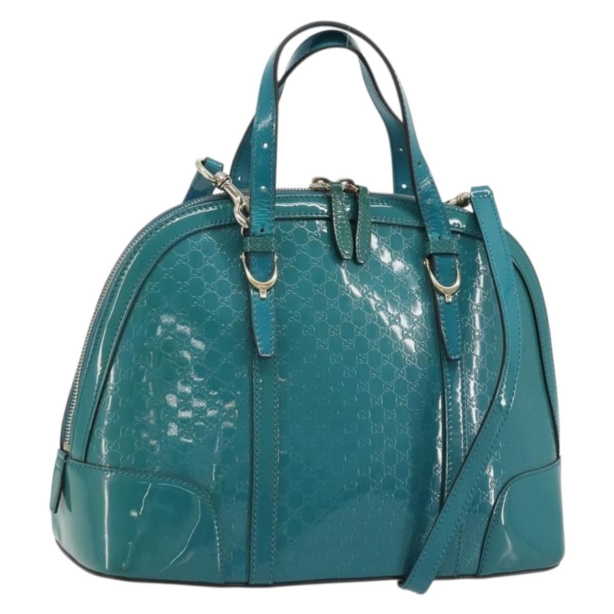 Gucci Nice Top Handle Microguccissima Patent Medium