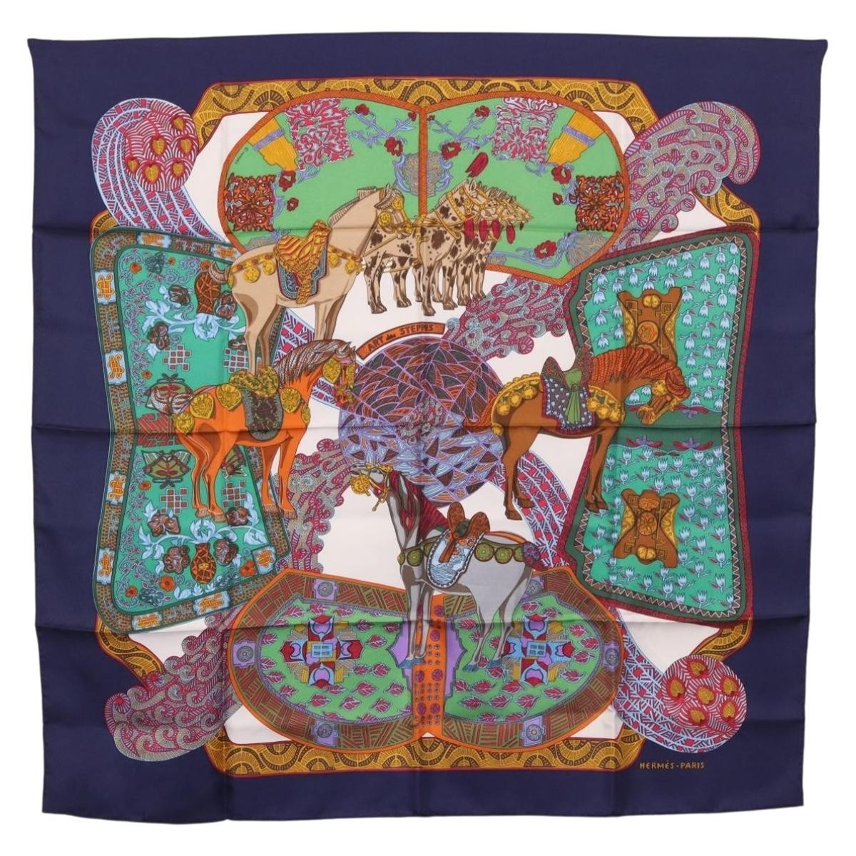 Hermes Carré 90 Silk multicolor 90 x 90