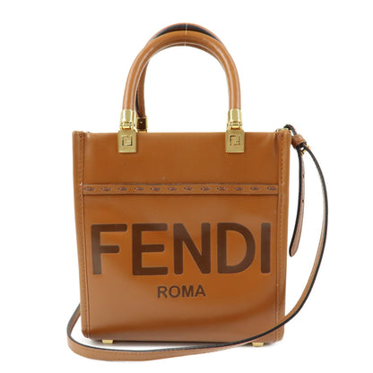 Fendi Sunshine Shopper Leather Small