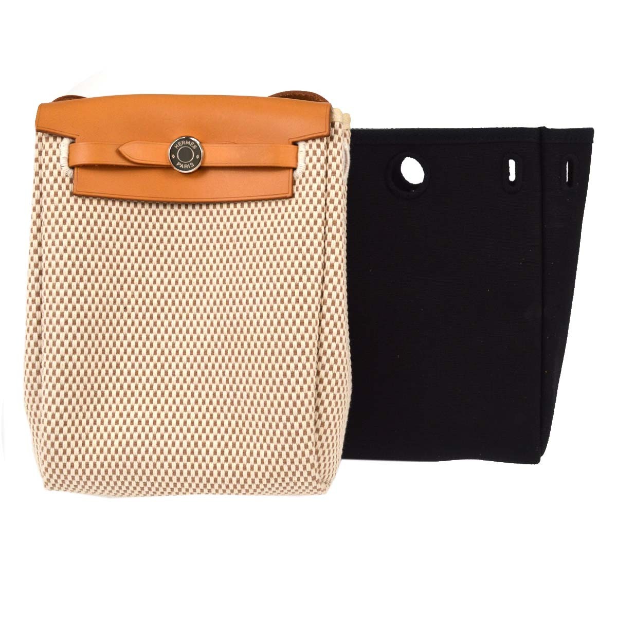 Hermes Herbag Toile and Leather TPM