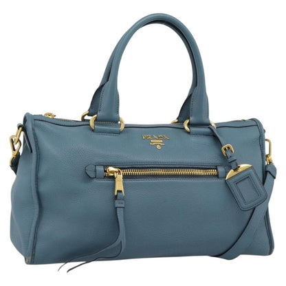 Prada Front Zip Convertible Satchel Vitello Phenix Medium