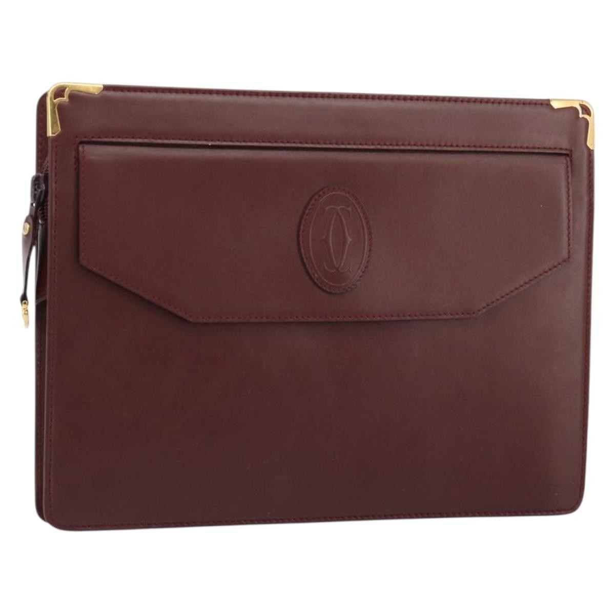 cartier Must de Cartier Clutch Leather Product Image