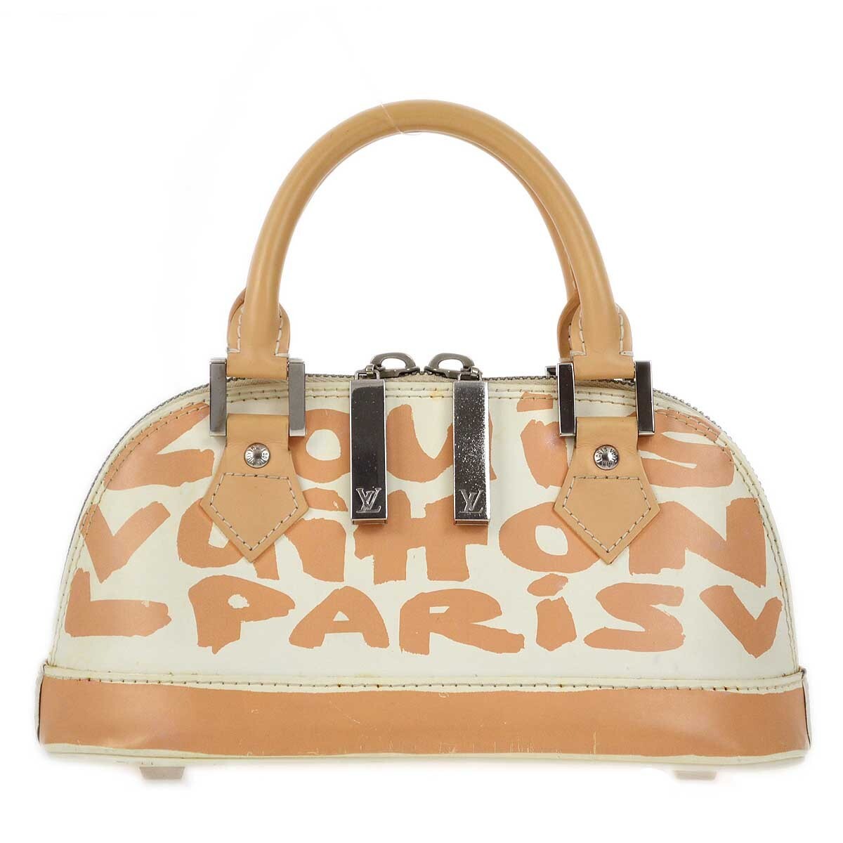 Louis Vuitton Alma Limited Edition Graffiti Leather Horizontal