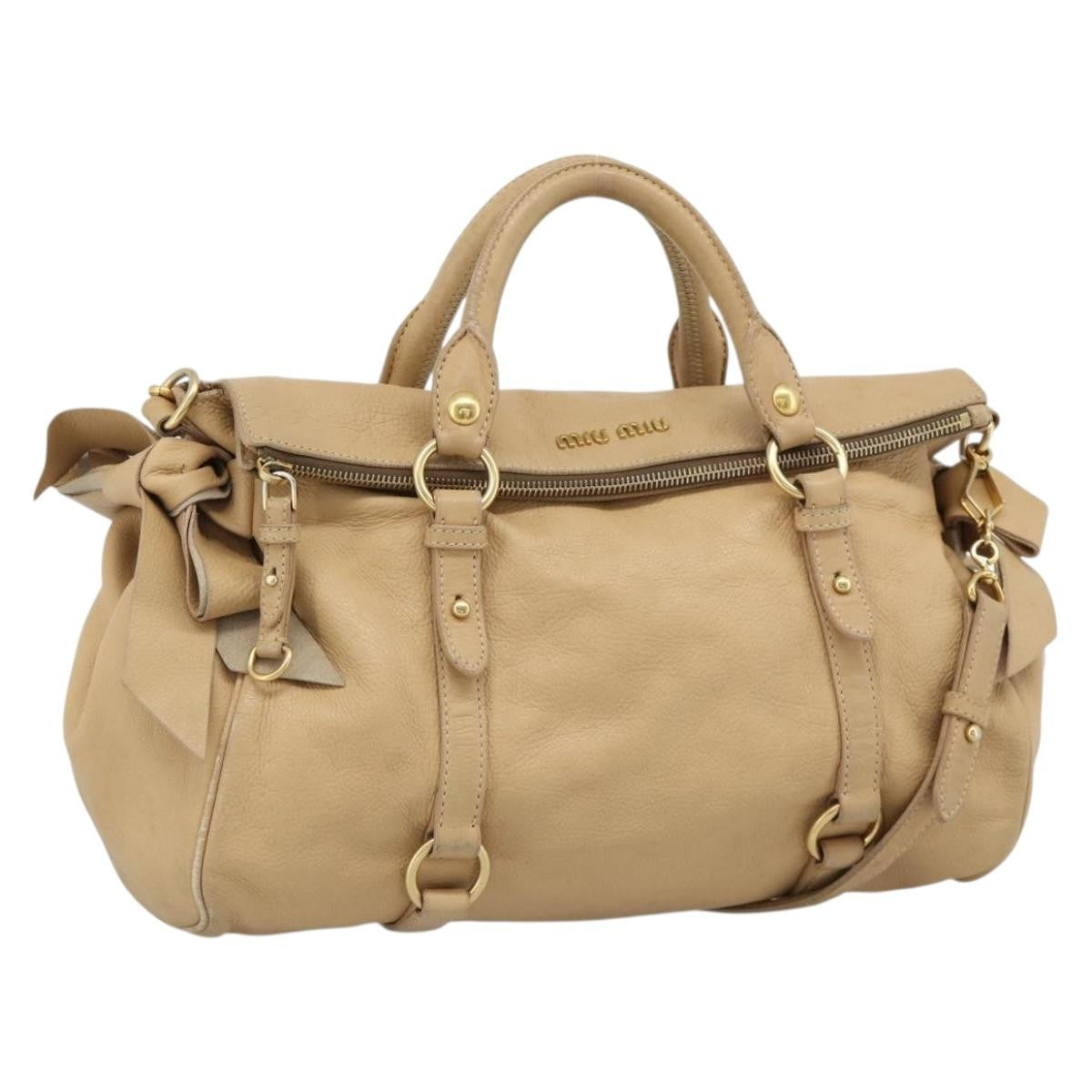Miu Miu Convertible Satchel Leather Small