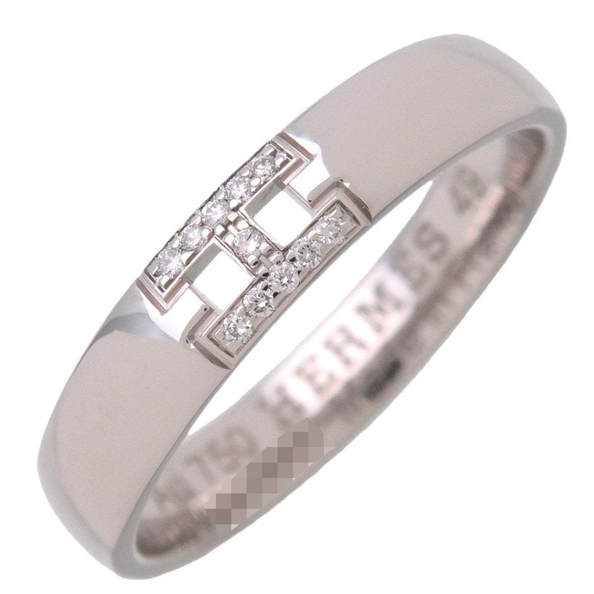 Hermes Ever Herakles Wedding Band 18K White Gold Product Image