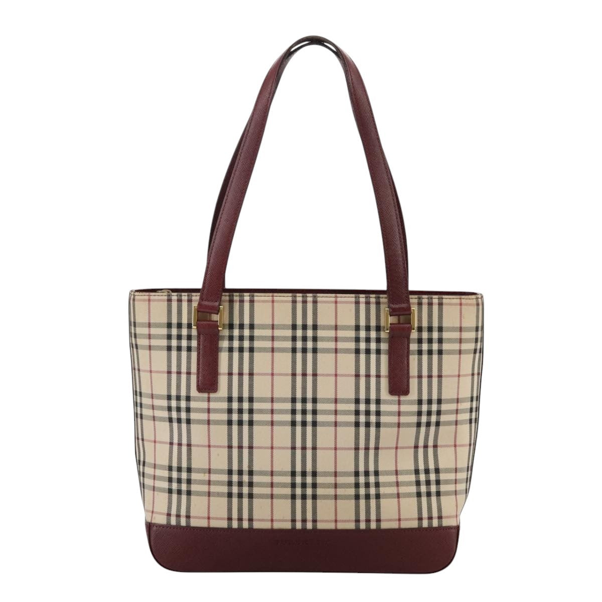 Burberry Nova Check Tote Canvas and Leather Product Image