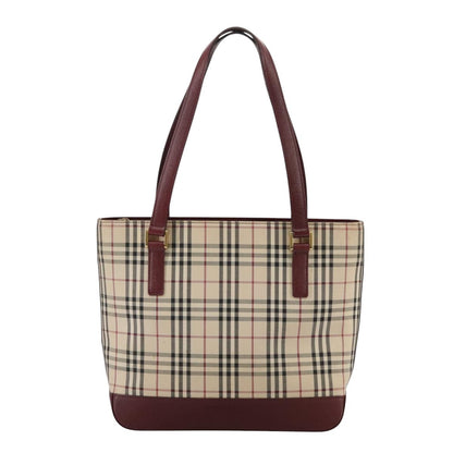 Burberry Nova Check Tote Canvas and Leather Product Image