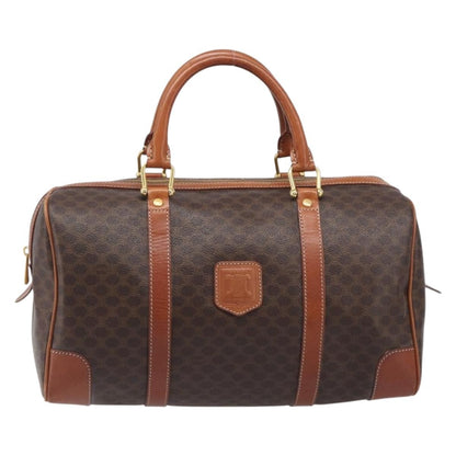 Celine Vintage Duffle Macadam Coated Canvas Medium