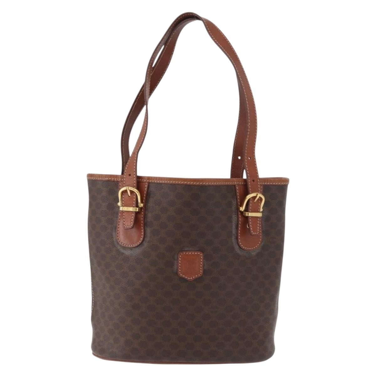 Celine Vintage Macadam Canvas and Leather Product Image