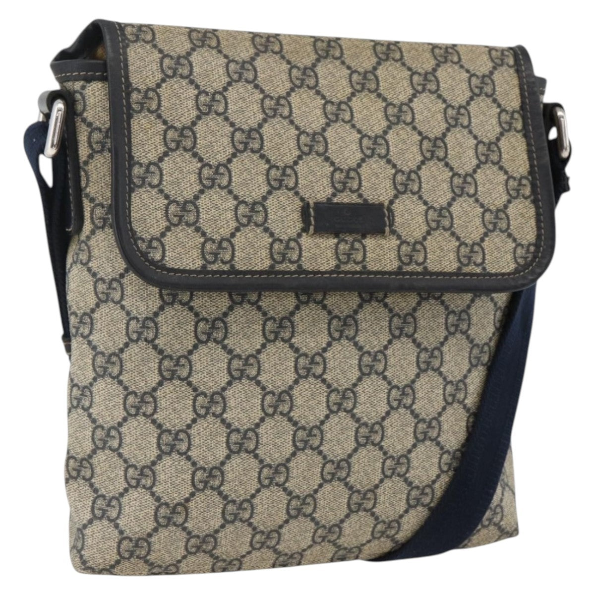 Gucci Flap Messenger GG Coated Canvas Small