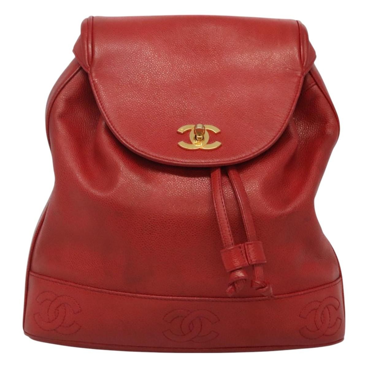 Chanel Vintage Backpack Caviar Medium