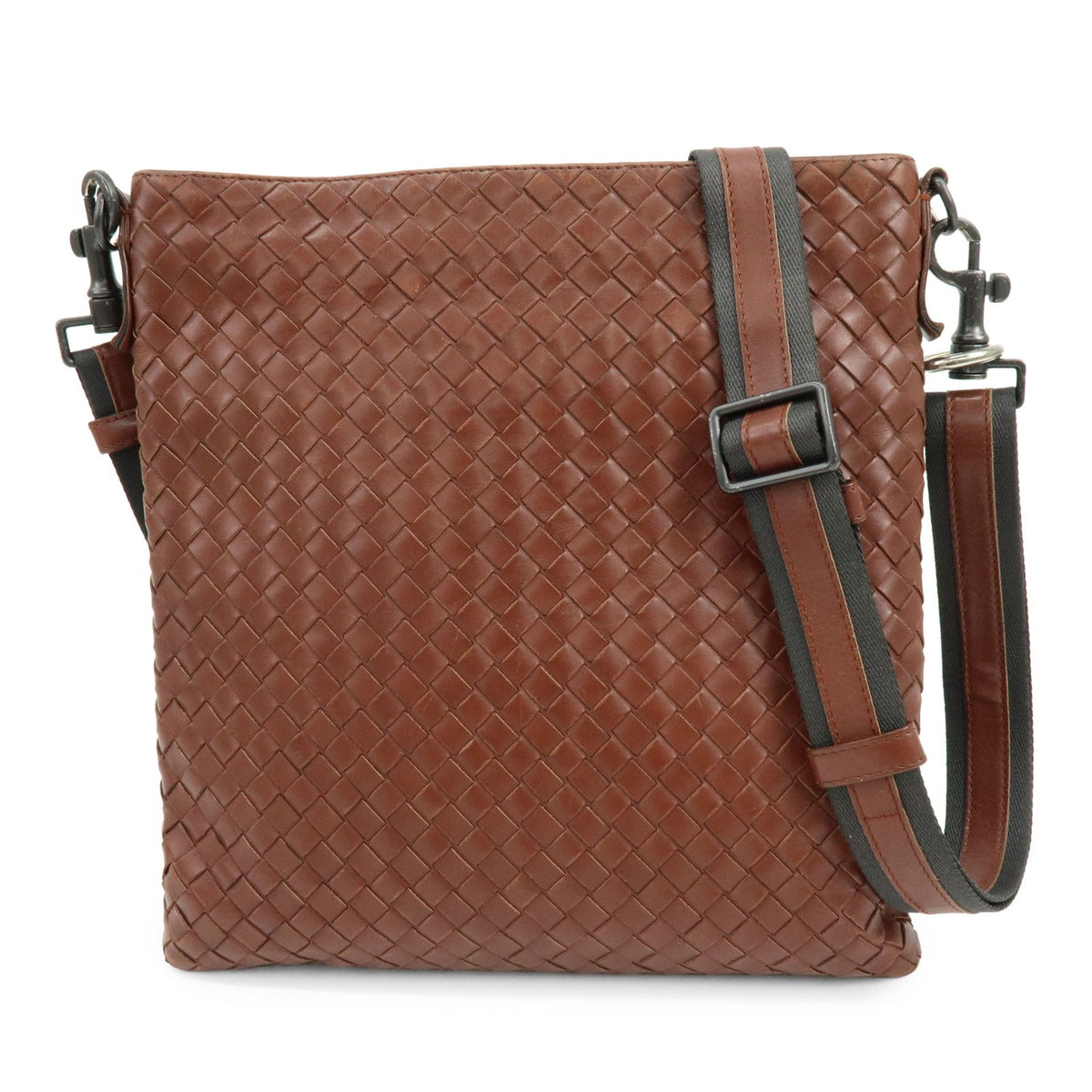 Bottega Veneta Flat Messenger Intrecciato Nappa Medium