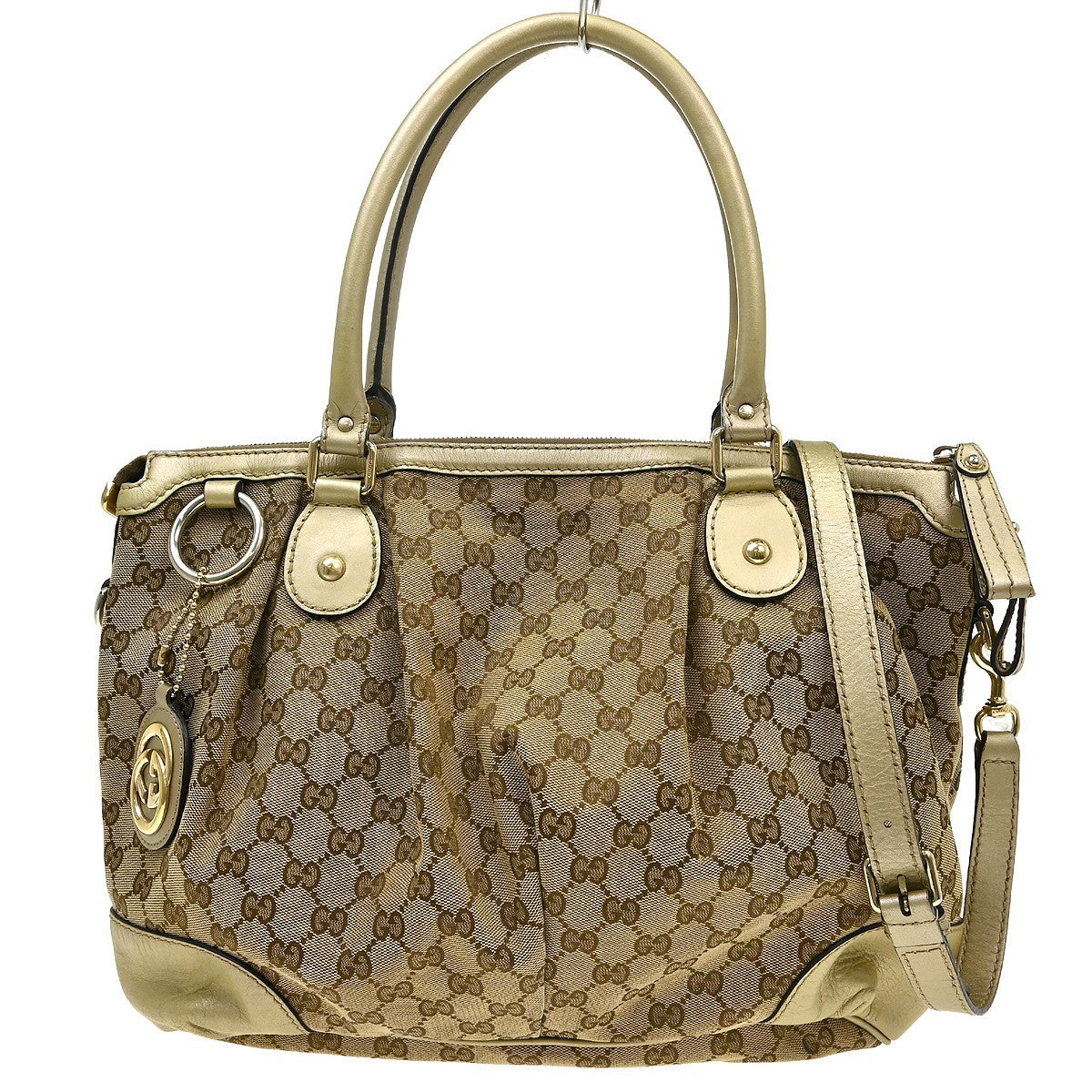 Gucci Sukey Top Handle Tote GG Canvas Medium