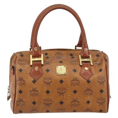 MCM Visetos Handbag Canvas and Leather Product Image