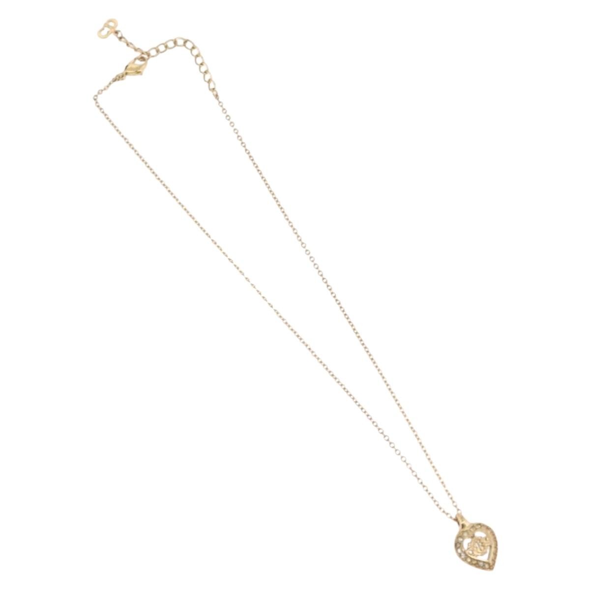 Christian Dior Logo Heart Pendant Metal Product Image