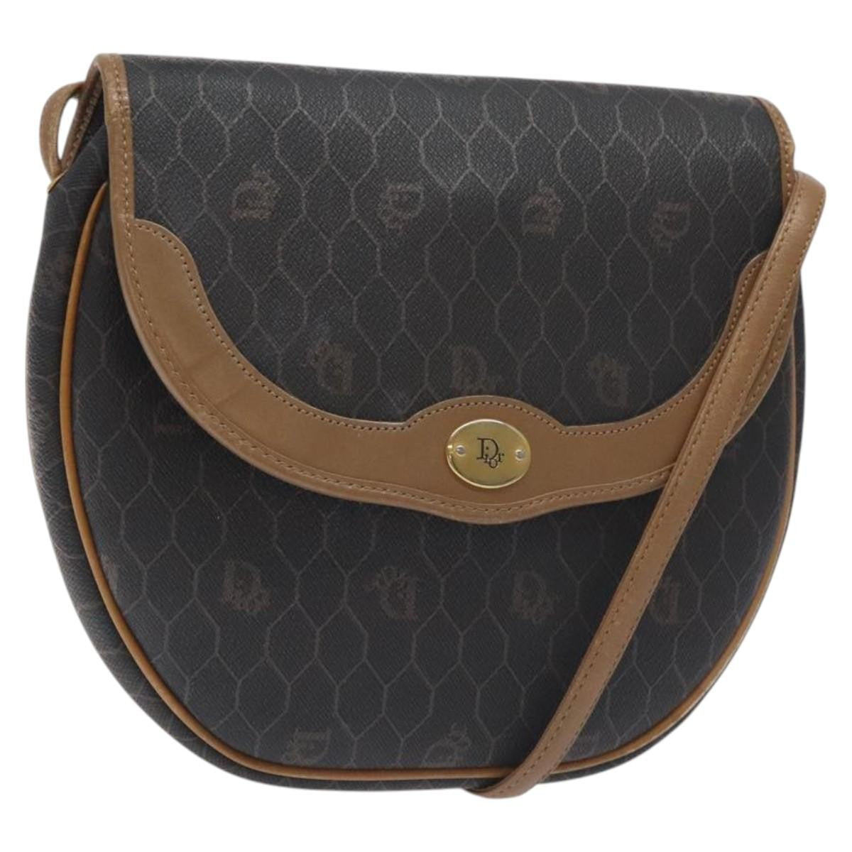 Christian Dior Vintage Honeycomb Flap Coated Canvas Product Image