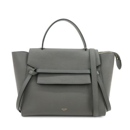 Celine Belt Textured Leather Mini