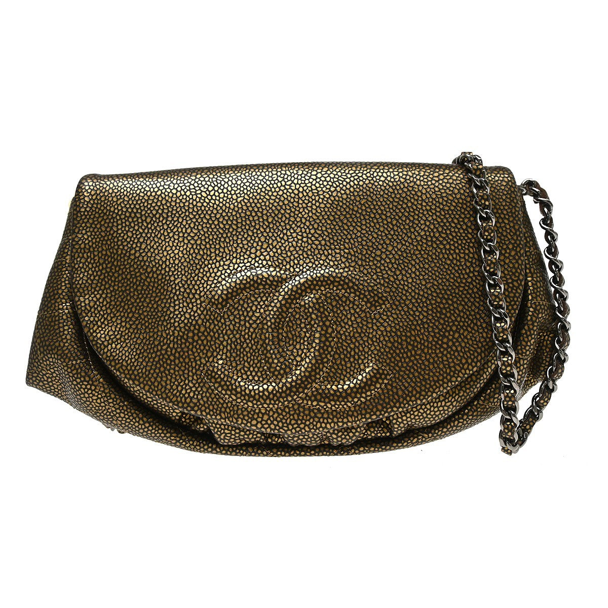 Chanel Timeless Half Moon Flap Caviar Medium