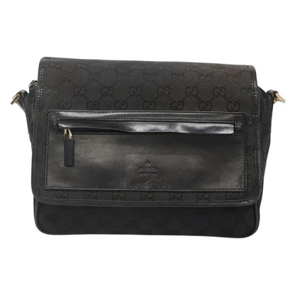 Gucci Flap Messenger Bag GG Coated Canvas Small
